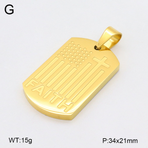 2P2004839bbml-436  Stainless Steel Pendant