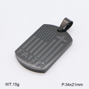 2P2004841bbml-436  Stainless Steel Pendant