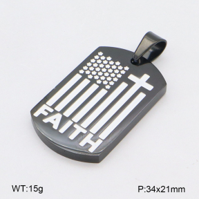 2P3000727bbml-436  Stainless Steel Pendant