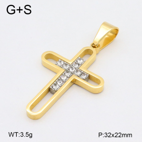 2P4001395abol-436  Stainless Steel Pendant