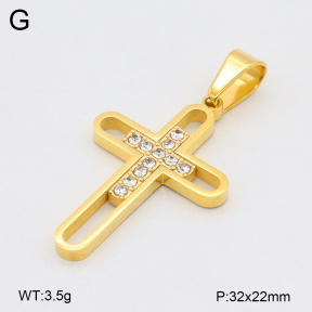 2P4001398abol-436  Stainless Steel Pendant