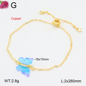 F2B301376vbmb-J101  Fashion Copper Bracelet