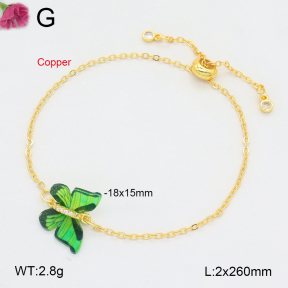 F2B301378vbmb-J101  Fashion Copper Bracelet