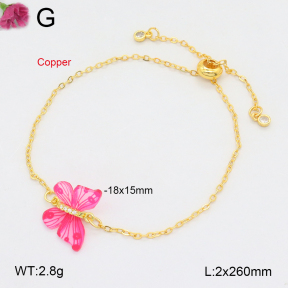 F2B301382vbmb-J101  Fashion Copper Bracelet