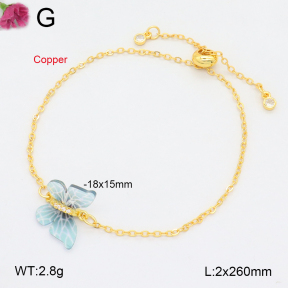 F2B301384vbmb-J101  Fashion Copper Bracelet