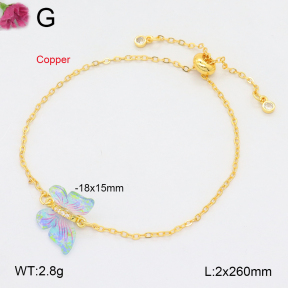 F2B301392vbmb-J101  Fashion Copper Bracelet