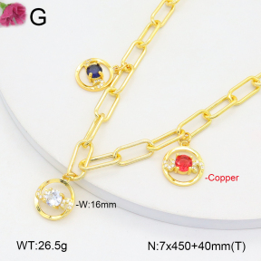 F2N401306bbov-J121  Fashion Copper Necklace