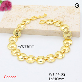 F6B406887bhia-L017  Fashion Copper Bracelet