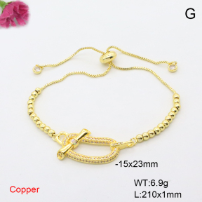 F6B406891vbmb-L017  Fashion Copper Bracelet