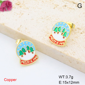 F6E302110ablb-L017  Fashion Copper Earrings