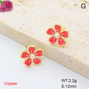F6E302111ablb-L017  Fashion Copper Earrings