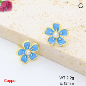 F6E302115ablb-L017  Fashion Copper Earrings