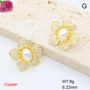 F6E405748bbov-L017  Fashion Copper Earrings