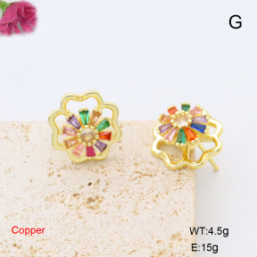 F6E405751bbov-L017  Fashion Copper Earrings