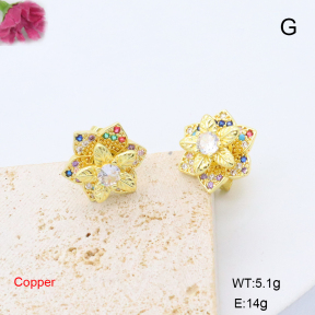 F6E405753bbov-L017  Fashion Copper Earrings