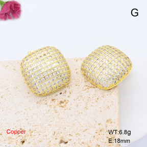 F6E405755bbov-L017  Fashion Copper Earrings