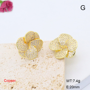 F6E405756bbov-L017  Fashion Copper Earrings