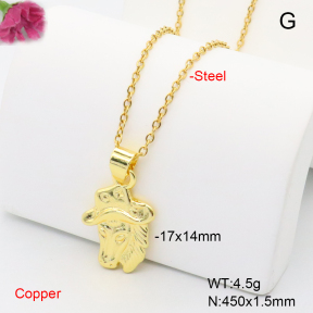 F6N201037vaia-L017  Fashion Copper Necklace