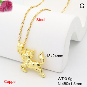 F6N201039vaia-L017  Fashion Copper Necklace