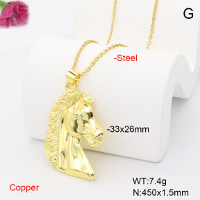 F6N201047vaia-L017  Fashion Copper Necklace