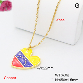 F6N301721avja-L017  Fashion Copper Necklace