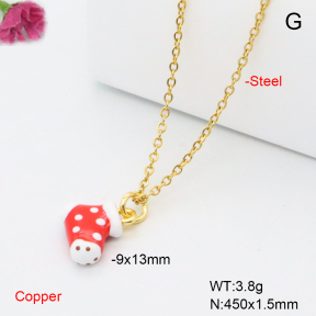 F6N301722vail-L017  Fashion Copper Necklace