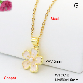 F6N301727vail-L017  Fashion Copper Necklace