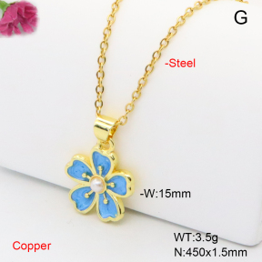 F6N301728vail-L017  Fashion Copper Necklace