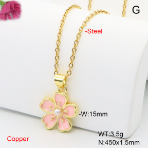 F6N301730vail-L017  Fashion Copper Necklace