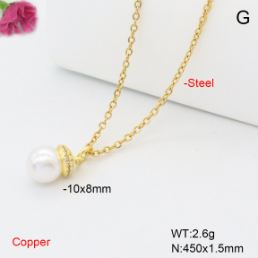 F6N301731vaia-L017  Fashion Copper Necklace
