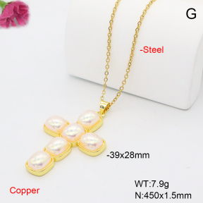 F6N301732ablb-L017  Fashion Copper Necklace