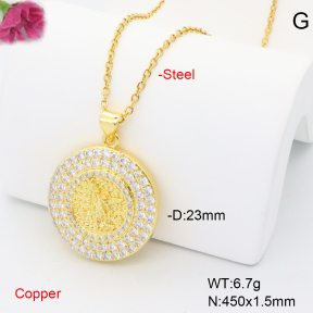 F6N408976ablb-L017  Fashion Copper Necklace