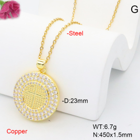 F6N408977ablb-L017  Fashion Copper Necklace