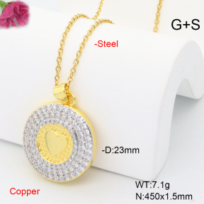 F6N408982vbnb-L017  Fashion Copper Necklace