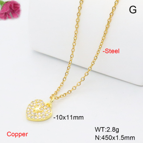 F6N408986vaia-L017  Fashion Copper Necklace
