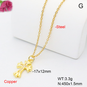F6N408987vaia-L017  Fashion Copper Necklace