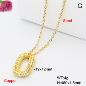 F6N408991baka-L017  Fashion Copper Necklace