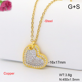 F6N408996ablb-L017  Fashion Copper Necklace
