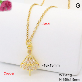 F6N408998vail-L017  Fashion Copper Necklace