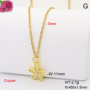 F6N409000vaia-L017  Fashion Copper Necklace
