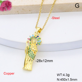 F6N409011ablb-L017  Fashion Copper Necklace
