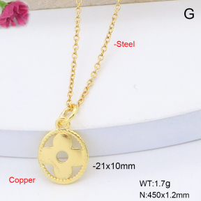 F6N409012vail-L017  Fashion Copper Necklace