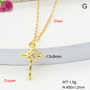 F6N409018vail-L017  Fashion Copper Necklace