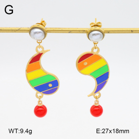 2E3003768aako-698  Stainless Steel Earrings