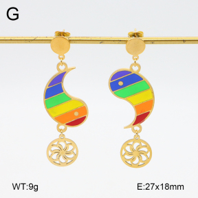 2E3003771aako-698  Stainless Steel Earrings