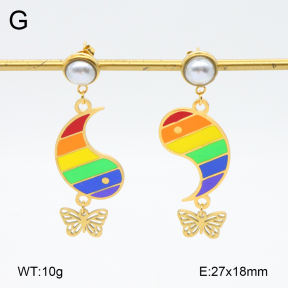 2E3003772aako-698  Stainless Steel Earrings