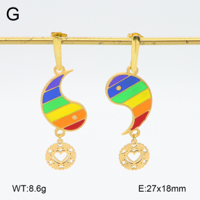 2E3003773aako-698  Stainless Steel Earrings