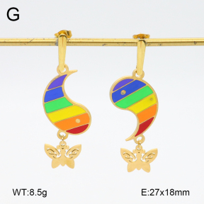 2E3003774aako-698  Stainless Steel Earrings