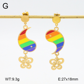 2E3003775aako-698  Stainless Steel Earrings