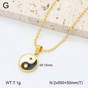 2N3003026vbll-478  Stainless Steel Necklace